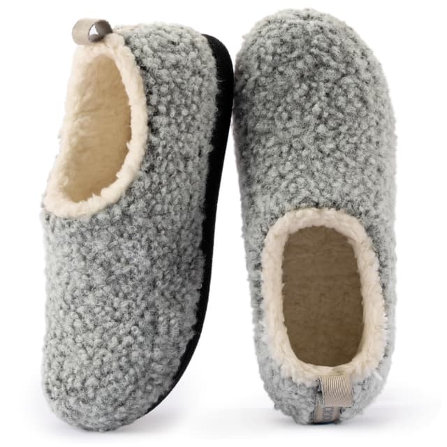 RockDove Damen Nomad Hausschuh mit Rückstellschaum 36/37 EU Hellgrau