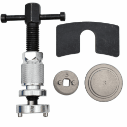 DASBSTE Bremskolbenrücksteller Set, Bremskolben Rückstellwerkzeug, Rechtsdrehender Kolbenrücksteller zum Austausch von Bremsbelägen (5-TLG) Angebot bei HelloDeals