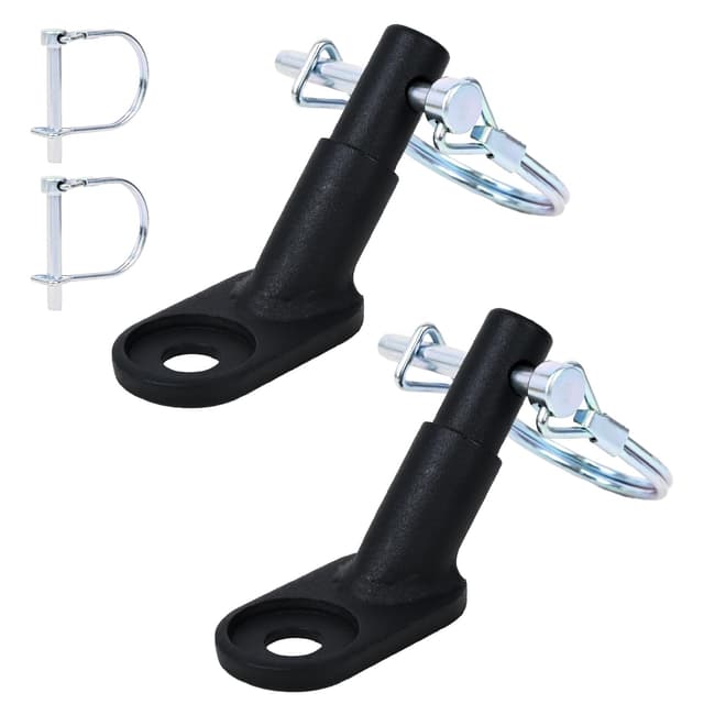 PATEMZON Fahrradanhänger Kupplung, Fahrrad Anhängerkupplung, 2-Teiliges Set, Universal Adapter Fahrradanhänger mit Sicherungsstift, für Fahrrad-Kinderanhänger, Hundeanhänger, Lastenanhänger