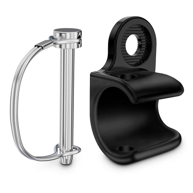 NICEDACK Fahrradanhänger Kupplung für Thule Chariot, Achskupplung für Anhänger, Einfache und schnelle Montage am Fahrrad,Fahrrad Kupplung (Schwarz -1 Stück) Schwarz 1 Stück (Einschließlich D-schlösser)