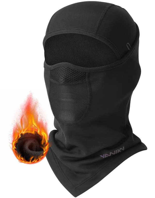 YANIKY Sturmhaube Herbst Winter Balaclava Skimaske für Herren und Damen, Winddicht Warm Gesichtshaube Atmungsaktiv Gesichtsmaske für Radfahren, Skifahren, Motorrad, Outdoorsports 1pc Einheitsgröße Mit Atmungsaktivem Mesh