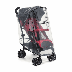 reer RainCover Active Regenschutz | universell einsetzbar für Buggys, Sportwagen & kleine Jogger | Regencover mit extragroßem Sichtfenster & Belüftung | mit Windhaken | modernes, transparent Design Angebot bei HelloDeals