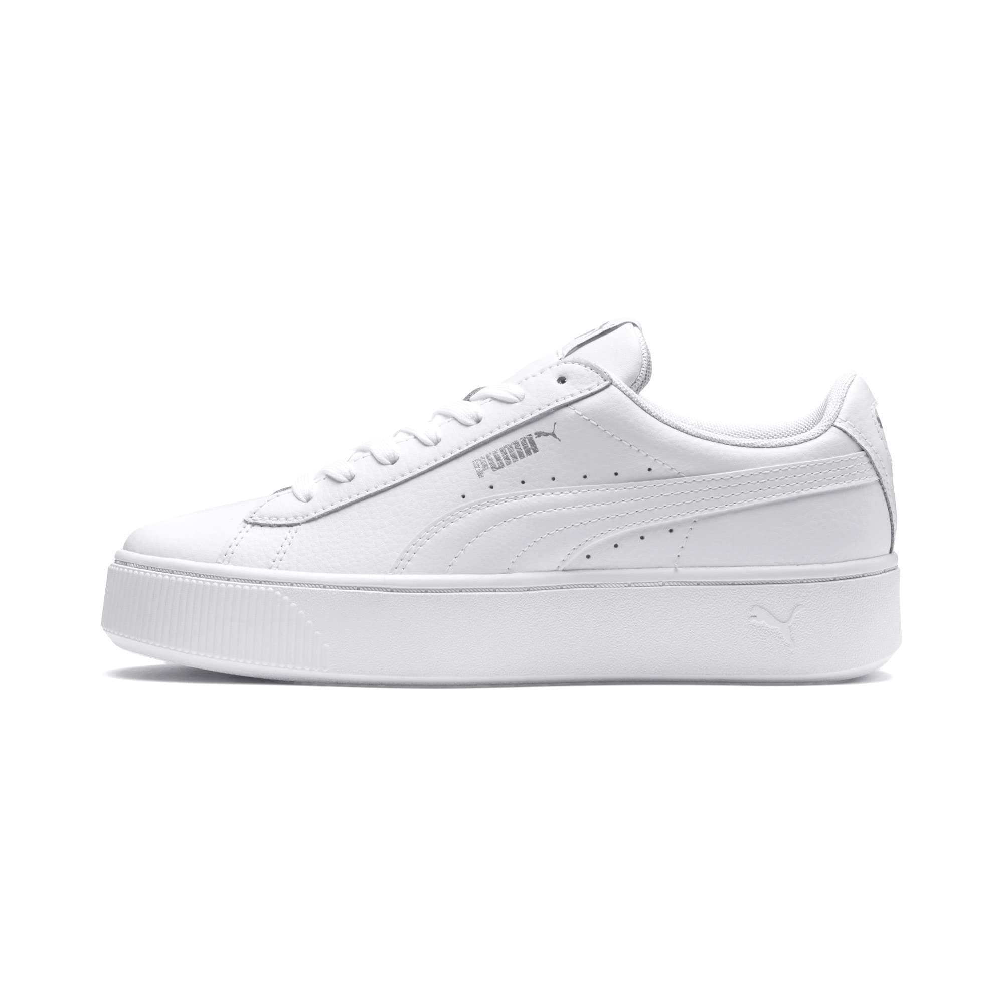 PUMA Damen Vikky Stacked L Turnschuhe 39 EU Puma White Puma White