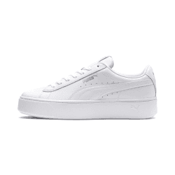 PUMA Damen Vikky Stacked L Turnschuhe 39 EU Puma White Puma White Angebot bei HelloDeals
