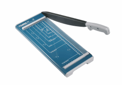 Dahle 502 Papierschneider (DIN A4, für Papier, Etiketten, Fotos, 8 Blatt Schneidleistung) Blau Angebot bei HelloDeals