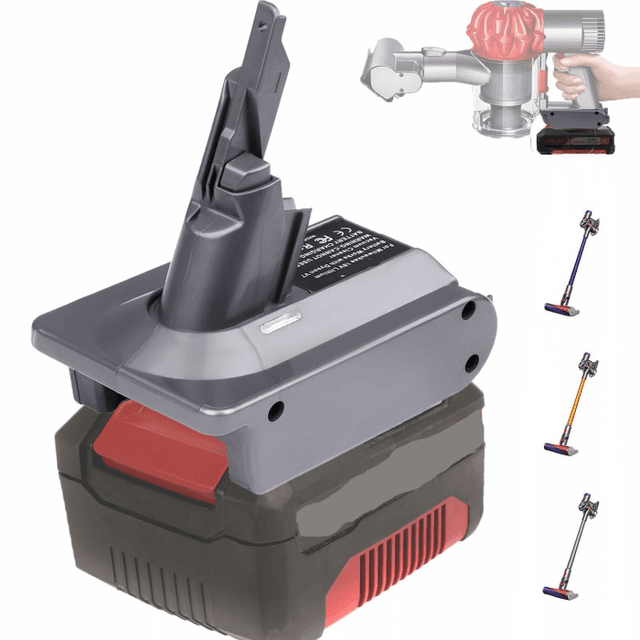 2-in-1-Adapter für Einhell 18V Lithium-Akku Convert to für Dyson V7V8 Handstaubsauger Akku Kompatibel mit V7/8 Animal V7V8 Absolute V7V8 Motorhead Pro V7/8 Trigger V7V8 Batterieadapter für Einhell für Dyson V78
