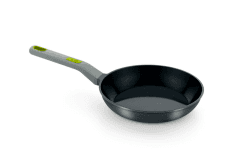 BRA Life | Bratpfanne 22 cm aus Aluminiumguss, 100% recycelt, verstärkte Keramik-Antihaftbeschichtung ohne PFOA, ohne PTFE, für alle Herdarten und Induktion geeignet