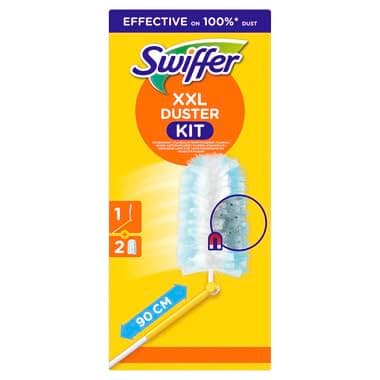 Swiffer XXL Staubsammel-Set (1 Griff und 2 Ersatzteile), fängt bis zu 3 Mal mehr Staub und Haare auf als EIN herkömmlicher Staubwedel