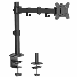 HUANUO Monitor Halterung für 13-32 Zoll Bildschirme, Monitor Halterung 1 Monitor Höhenverstellung Neig- Schwenkbar und Dreht, 2 Montageoptionen, VESA 75 & 100 mm Angebot bei HelloDeals
