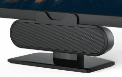 INGA USB-Lautsprecher für Computer-Monitor und Laptop, Clip-On Desktop-Soundbar, USB/C-PC-Lautsprecher, geeignet für Desktop, Laptop und Mac (Schwarz). Angebot bei HelloDeals