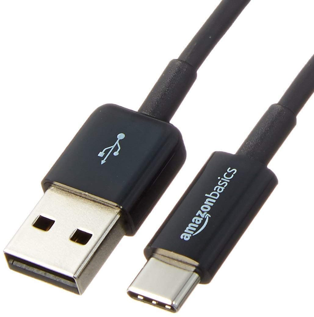 Amazon Basics USB-C-auf-USB-A 2.0 Schnellladekabel, 480 Mbit/s Geschwindigkeit, USB-IF-zertifiziert, für Apple iPhone 16/15, iPad, Samsung Galaxy, Tablets, Laptops, 1.8 m, Schwarz 1er-Pack 1.8 m Schwarz
