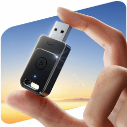 Cleviton for Apple Carplay Wireless Adapter, 3X Autoverbindung, Keine Latenz, Plug&Play, Wireless Carplay Adapter, 2025 Mini Car Play Kabellos Dongle für iPhone 5~17 &927+ Autos, USB-A/C, Mattschwarz Angebot bei HelloDeals