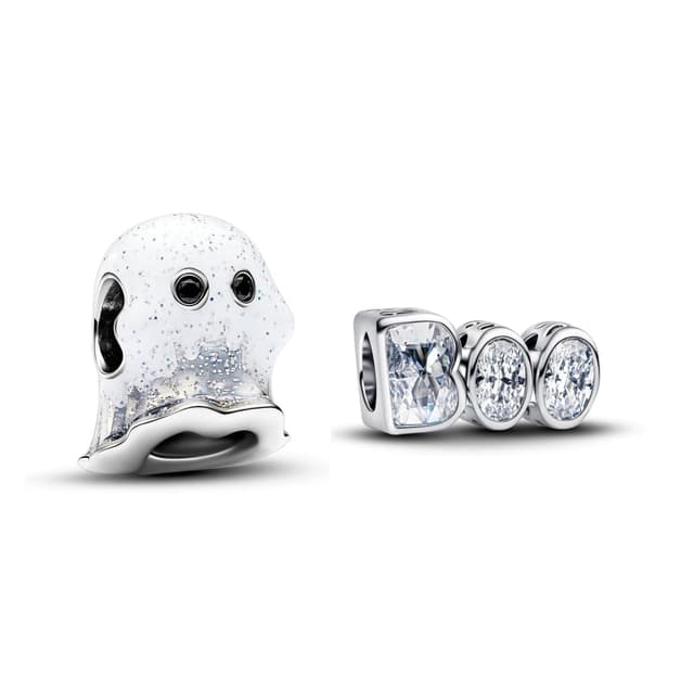 TCZNAF Halloween Charms Familie Anhänger für Armband Charm Bead Pendant für Europäische Armbänder Halsketten Schmuck Geschenk Damen Geister und Boo