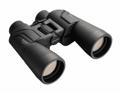 Olympus Fernglas 10x50 S mit Trageriemen, Tasche und 15 Jahre Herstellergarantie. Klare Bilder, natürliche Farben, breites Sichtfeld, leichtgewichtig - ideal für Naturbeobachtung, Sport und Konzerte