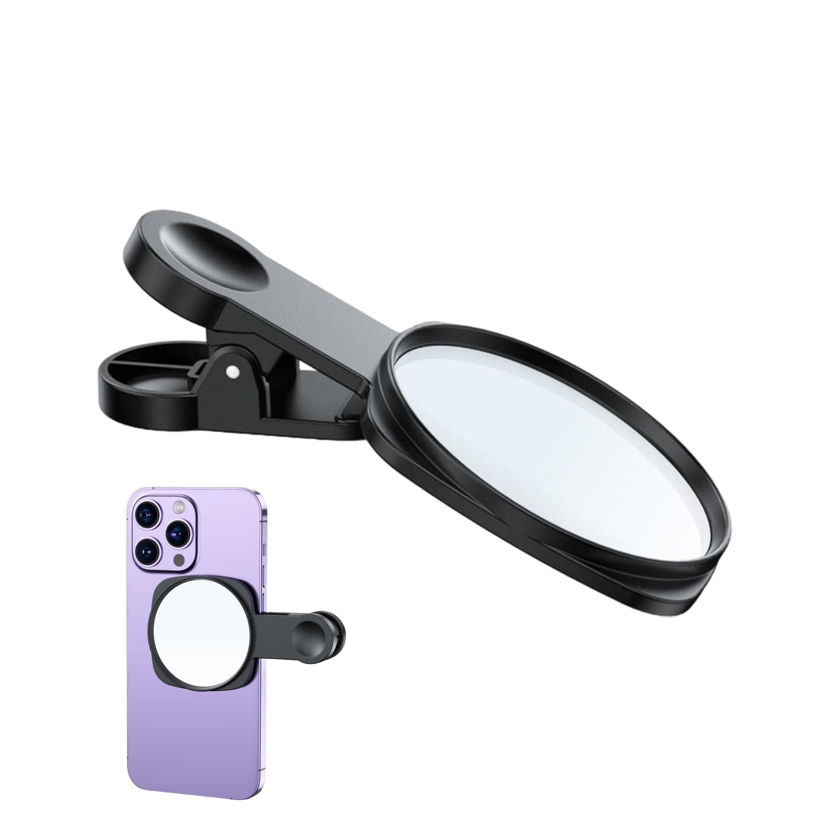 Halterung für Telefonspiegel, Kameramonitor | Bildschirmclip für Selfie-Monitor montiert - Rückkamera-Bildschirm des Telefons, Zubehör Vlog Clip für Monitorspiegel