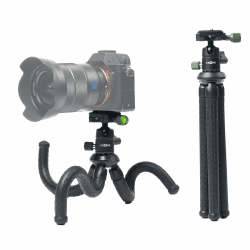 C-Rope Flexibles Kamerastativ CREATORPOD mit 360 Grad Kugelkopf, Traglast bis 2kg, Arca Swiss, Kamera Stativ schwarz Angebot bei HelloDeals