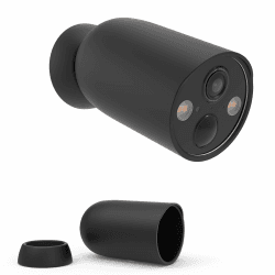 HOLACA Silikonhülle kompatibel mit TP-Link Tapo C425, wasserdicht, weich, langlebig (Kamera Nicht enthalten), 1 Stück Silikonhülle, Schwarz Angebot bei HelloDeals