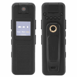 Tbest Bodycam Körperkamera, Polizei-Körperkamera, Audio-Video-Aufzeichnung, Am Körper Getragene Kamera Kleine Kamera mit Magnethalterung, 1080P HD -Infrarot-Nachtsicht-Polizei-Taschen-Camcorder Angebot bei HelloDeals