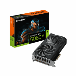 Gigabyte GeForce RTX 5060 Ti WINDFORCE OC 8G Grafikkarte – 8 GB GDDR7, 128 Bit, PCI-E 5.0, 2587 MHz Kernfrequenz, 3 x DisplayPort, 1 x HDMI, GV-N506TWF2OC-8GD Full-Height/Half-Length (FH/HL)