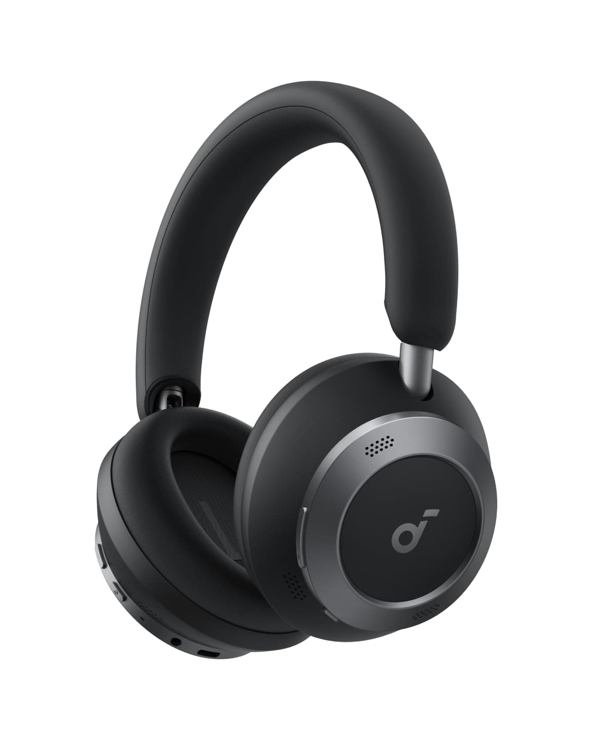 soundcore by Anker Space One Pro Kabellose Kopfhörer, Adaptives aktives Noise Cancelling, 6 Mikros, Faltbar bequem, 60h Akku, Verlustfrei, Schnellladen, Hi-Res Wireless Audio LDAC Schwarz