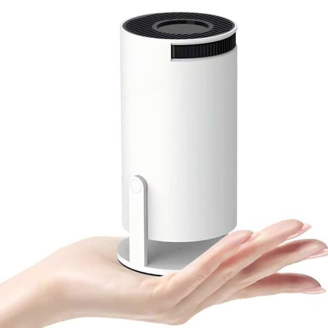 Tragbarer Beamer 4K, 1080P FHD Mini Beamer, kompatibel mit Android und Netflix, WiFi 6, BT 5.0, 180°-Drehung, Projektor mit automatischer Trapezkorrektur.