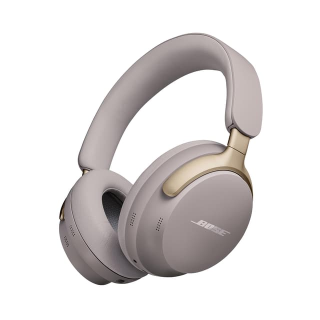 Bose QuietComfort Ultra Headphones Over-Ear-Kopfhörer mit Noise Cancelling für räumlichen Klang, Bis zu 24 Stunden Akkulaufzeit, High-End Kopfhörer mit Raumklang, Sandstein - Limited Edition