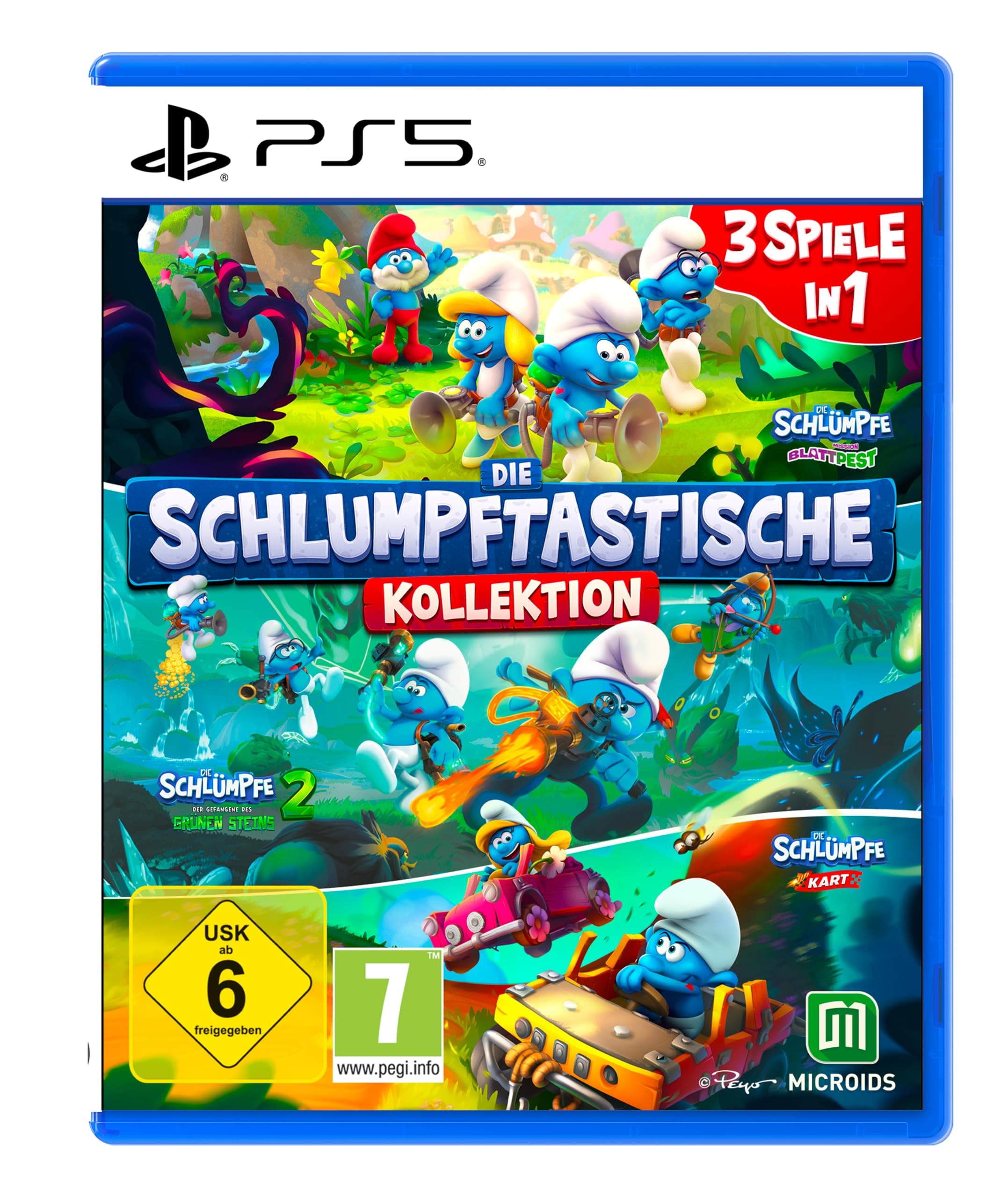 Die Schlumpftastische Kollektion - 3 Spiele in 1 [Playstation 5]