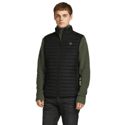 JACK & JONES male Steppweste Steppweste XL Schwarz Angebot bei HelloDeals