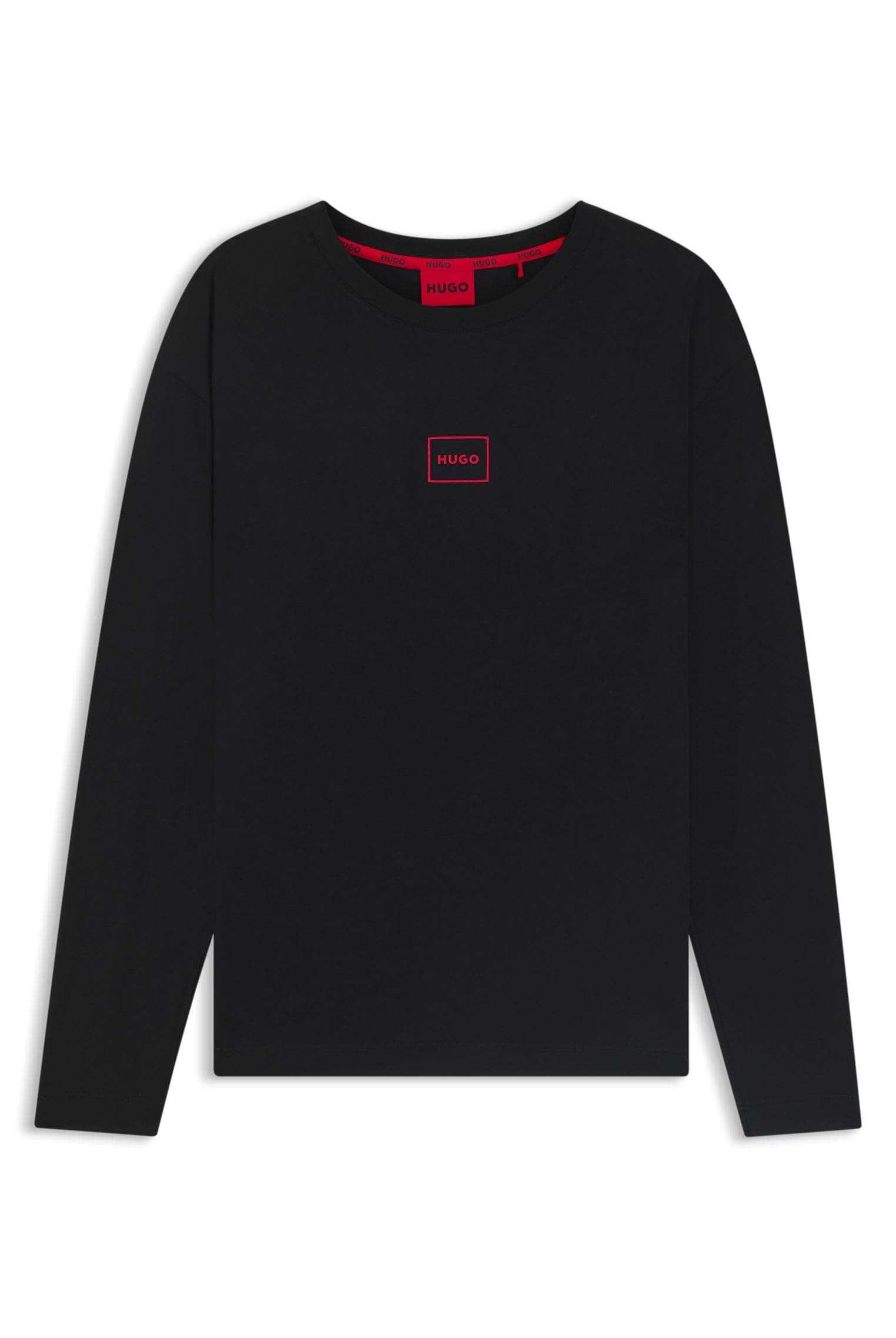 HUGO Herren Laze Loungew_Longsleeve L Black1 Angebot bei HelloDeals