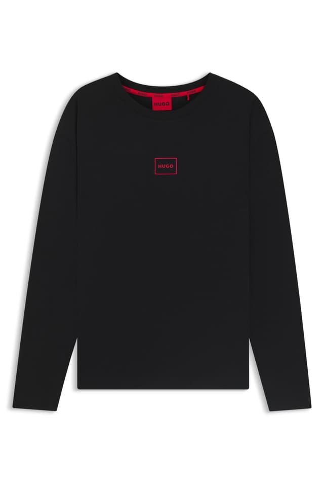 HUGO Herren Laze Loungew_Longsleeve L Black1