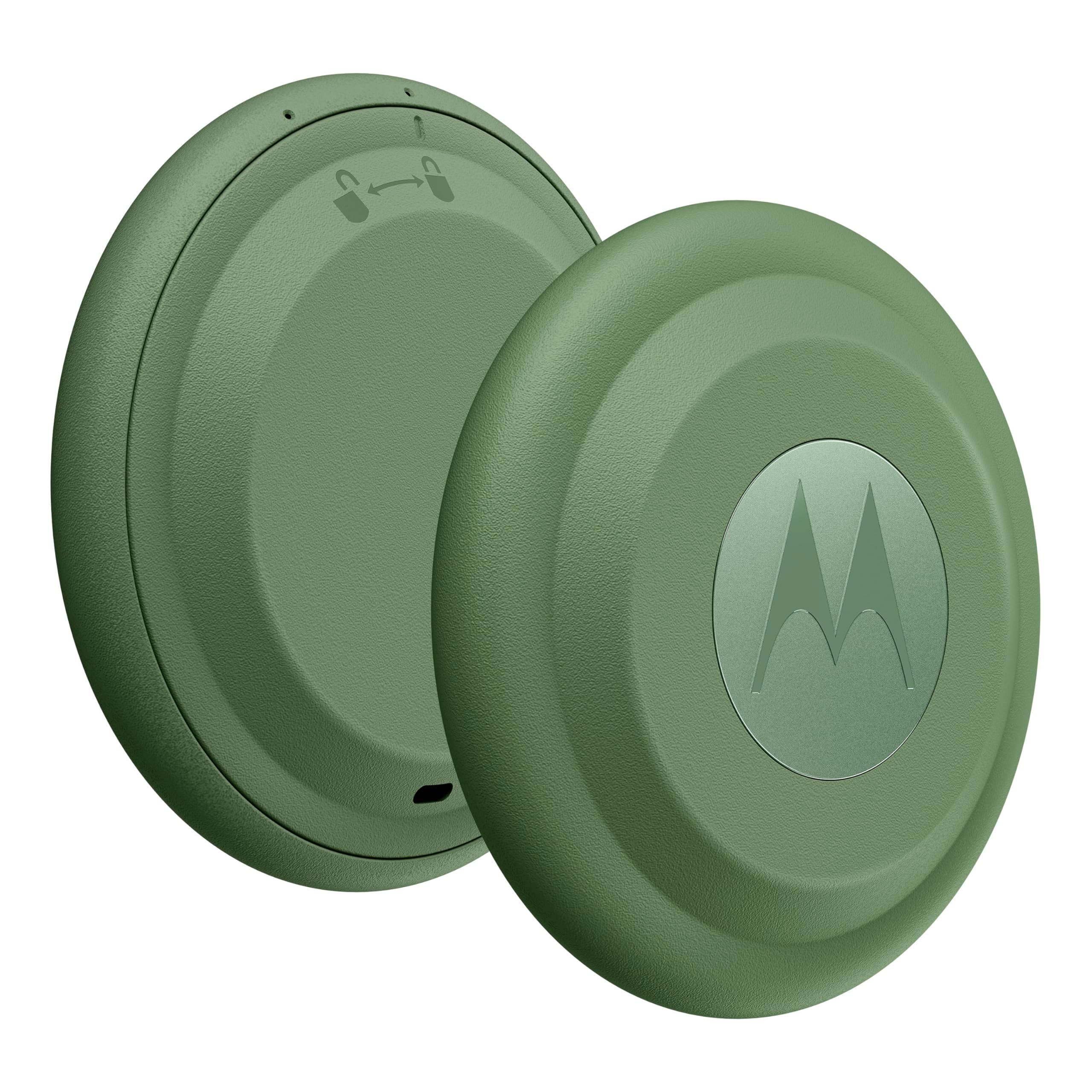Motorola Moto Tag – Smart Tracker, 1er Pack (Android- und iOS-kompatible, Bluetooth 5.4, IP67 Wasserschutz, USB-C, Finder für Schlüssel, Gepäckstücke und vieles mehr), Jade Grün Jade Green