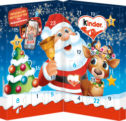 kinder Mix Tisch-Adventskalender 2025 – Adventskalender mit leckeren Schokoladen-Spezialitäten – 1 Kalender à 113g Angebot bei HelloDeals
