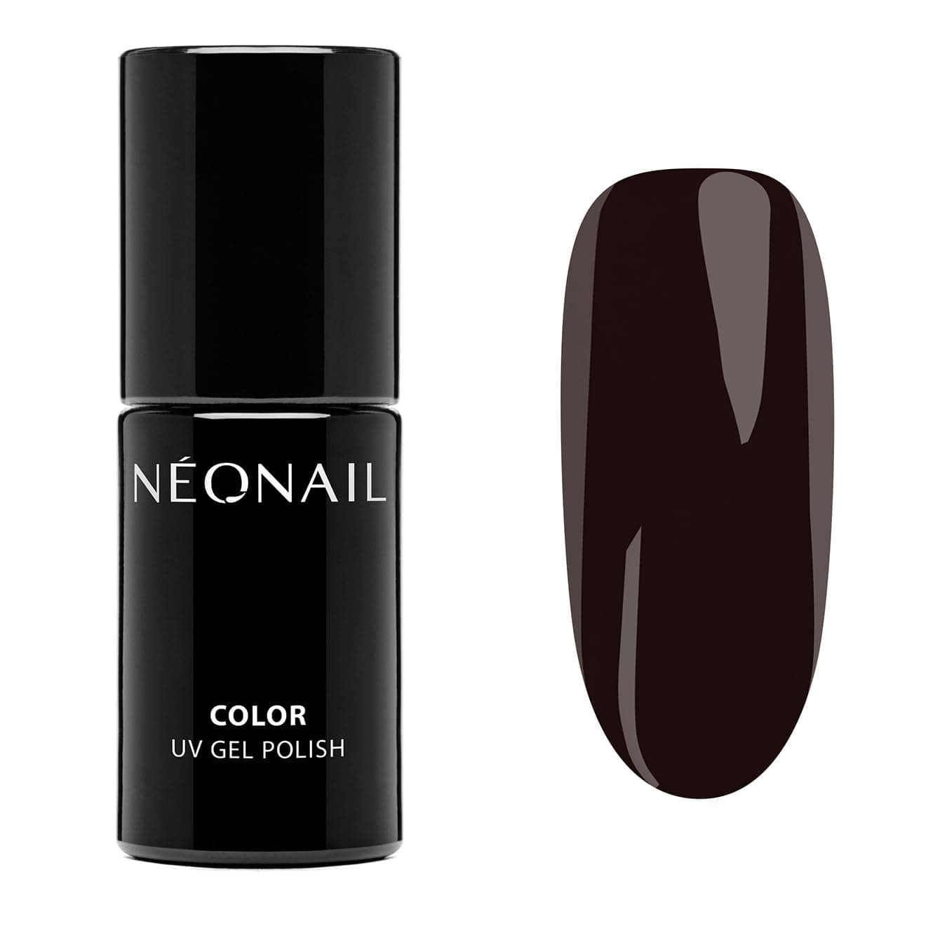 NÉONAIL UV Nagellack 7,2 ml - Braun - Dark Obsidian - NÉONAIL Farben - UV Lack - Gel Nägel - Nageldesign Dark Obsidian 7.2 ml (1er Pack)