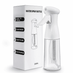 MRUN BONE Ultrafeine Sprühflasche, Tropfsichere Spray Bottle, Extrafeiner Zerstäuber, 200ml Wassersprühflasche für Haare, Pflanzen & Reinigung 200ml-transparente Angebot bei HelloDeals