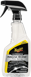 Meguiar’s G250816EU Ultimate Insane Shine Tire Spray - Reifenglanzspray für langanhaltenden Hochglanz - Nassglanz - einfach anzuwenden, fortschrittliche Formel für langanhaltendes Finish, 473ml Spray Angebot bei HelloDeals