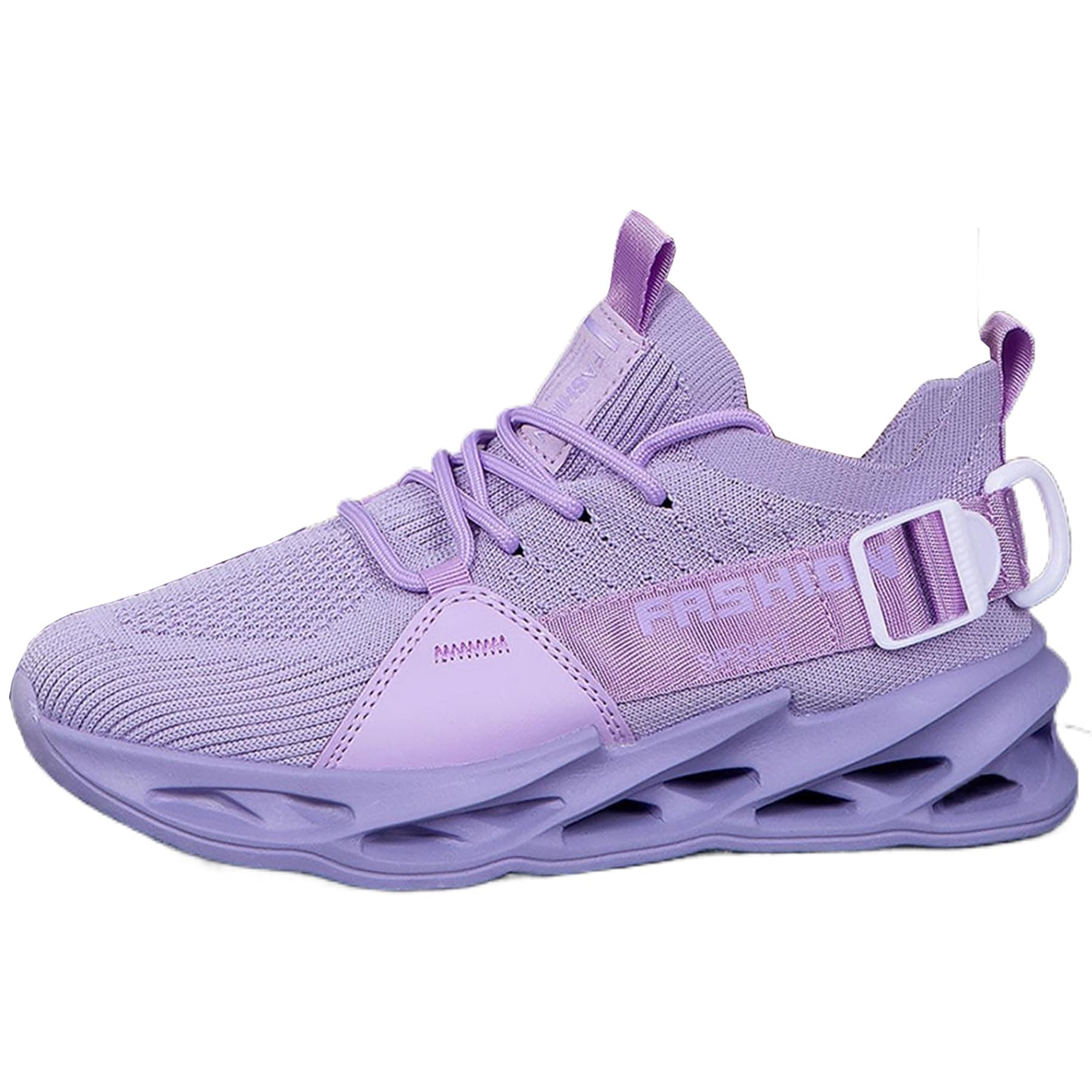 Turnschuhe Herren Damen Sportschuhe Laufschuhe Atmungsaktiv Leichtewichts rutschfeste Gym Fitness Schuhe Fashion Luftpolster Sneaker EU 36-46 36 EU G133 Lila