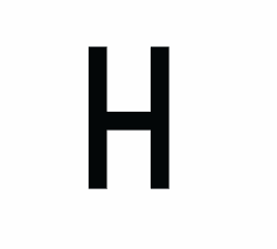 Buchstaben Aufkleber, wetterfest, einzelner Buchstabe H, schwarz, 10 cm (100mm) großgeschrieben H -10cm Schwarz Angebot bei HelloDeals