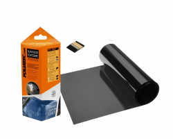 FOLIATEC TOPSTRIPE Reflex Blendstreifen Tönungsfolie Sonnenschutzfolie Windschutzscheibe Folie mit Metallisierung für zusätzlichen Wärmeschutz, tiefschwarz, 15 x 152 cm Angebot bei HelloDeals