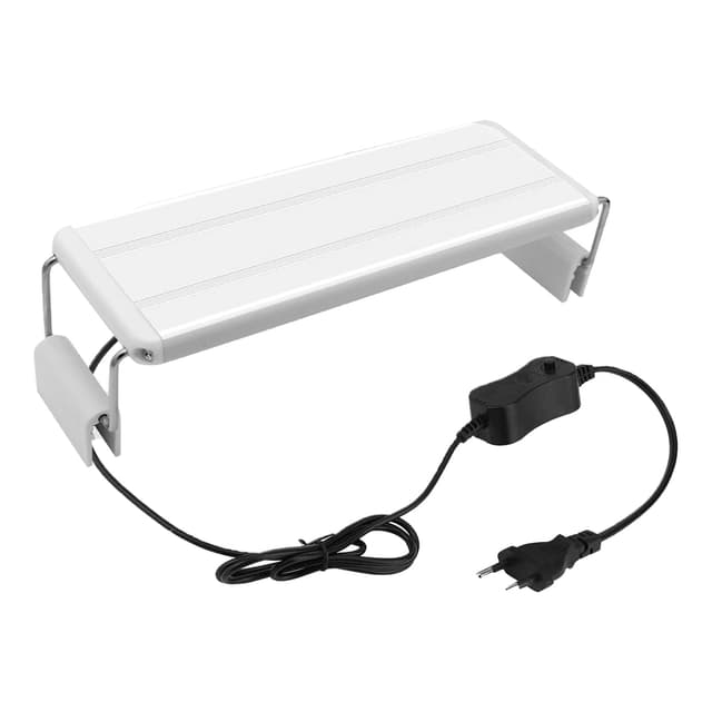 Ultradünnes LED Aquarium weißes Licht Clip Halterung Licht, 3-farbiges Licht, Aquarium Beleuchtung Wasserpflanze Licht, LED Teleskop, Aquarium Halterung Licht, Korallenriff Sichtlicht, 6W