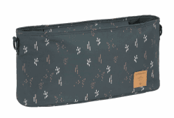 LÄSSIG Baby Kinderwagenorganizer Buggy Organizer Kinderwagentasche inkl. Kinderwagenbefestigung/Organizer Blobs forest, 1 Stück (1er Pack)