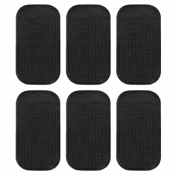 6 Stück Auto Armaturenbrett Anti Rutsch Matten, rutschfeste Anti Rutsch Pads für Handy, Schlüssel, Münzen & Brille, Wiederverwendbare Auto Antirutschmatte als Ablage Auto 14×8 cm Angebot bei HelloDeals