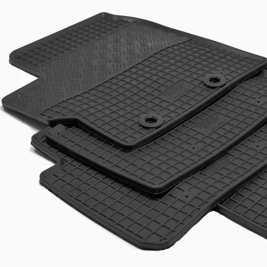 Mattenprofis Gummimatten Gummifussmatten geeignet für Toyota Yaris / Hybrid Cross ab Bj. 2020, schwarz