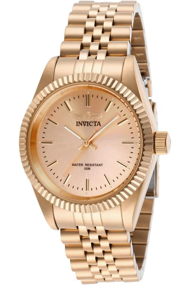 Invicta Specialty Edelstahl Damen Quarzuhrwerk - 36mm Roségold