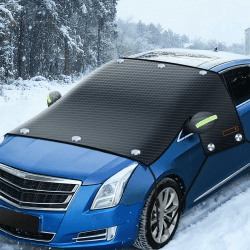 Frontscheibenabdeckung Scheibenabdeckung Auto Winter ,windschutzscheibe 10 Magnet & 6 Riemen, Türgriffe abdecken, autoabdeckung Für Die Gegen,Schnee,EIS,Frost,Größe für SUV/Auto Groß Oder KleinSchwarz Angebot bei HelloDeals