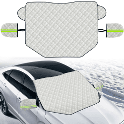 sukudon Frontscheibenabdeckung, Auto Scheibenabdeckung Windschutzscheibe Frost/Sonnenschutz Auto Frontscheibe Eisschutzfolie mit Magnet (145 * 118cm) faltbar Angebot bei HelloDeals