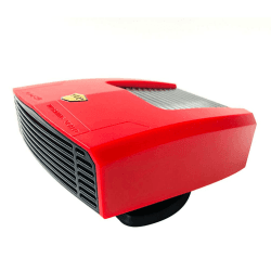 Auto Heizlüfter, Tragbare Auto Heizung, 180W 12V Schnellheizung Innenraum Auto Windschutzscheibe Heizung Lüfter Defogger Defroster Demister Ventilator mit 360 ° drehbarer Basis Zigarettenanzünde 12V Rot Angebot bei HelloDeals