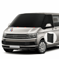 ZATOOTO Frontscheibenabdeckung für Volkswagen T5 T6, 600D Oxford Stoff wasserdichtes Windschutzscheibenabdeckung, Allwetter-Windschutzhaube, lichtundurchlässige UV/Frost/EIS/Staub Schutzhülle Angebot bei HelloDeals