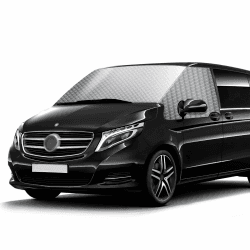 MaxAwe Auto Windschutzscheiben Abdeckung für Vito W639&W447, 100% Verdunkelnd Frontscheibe Schnee Frost EIS Wrap Cover, Winddichter Wasserdichter Anti-UV/Ice/Frost Scheibenfrostschutz für Frontscheibe Silber für Vito W639&W447 Angebot bei HelloDeals