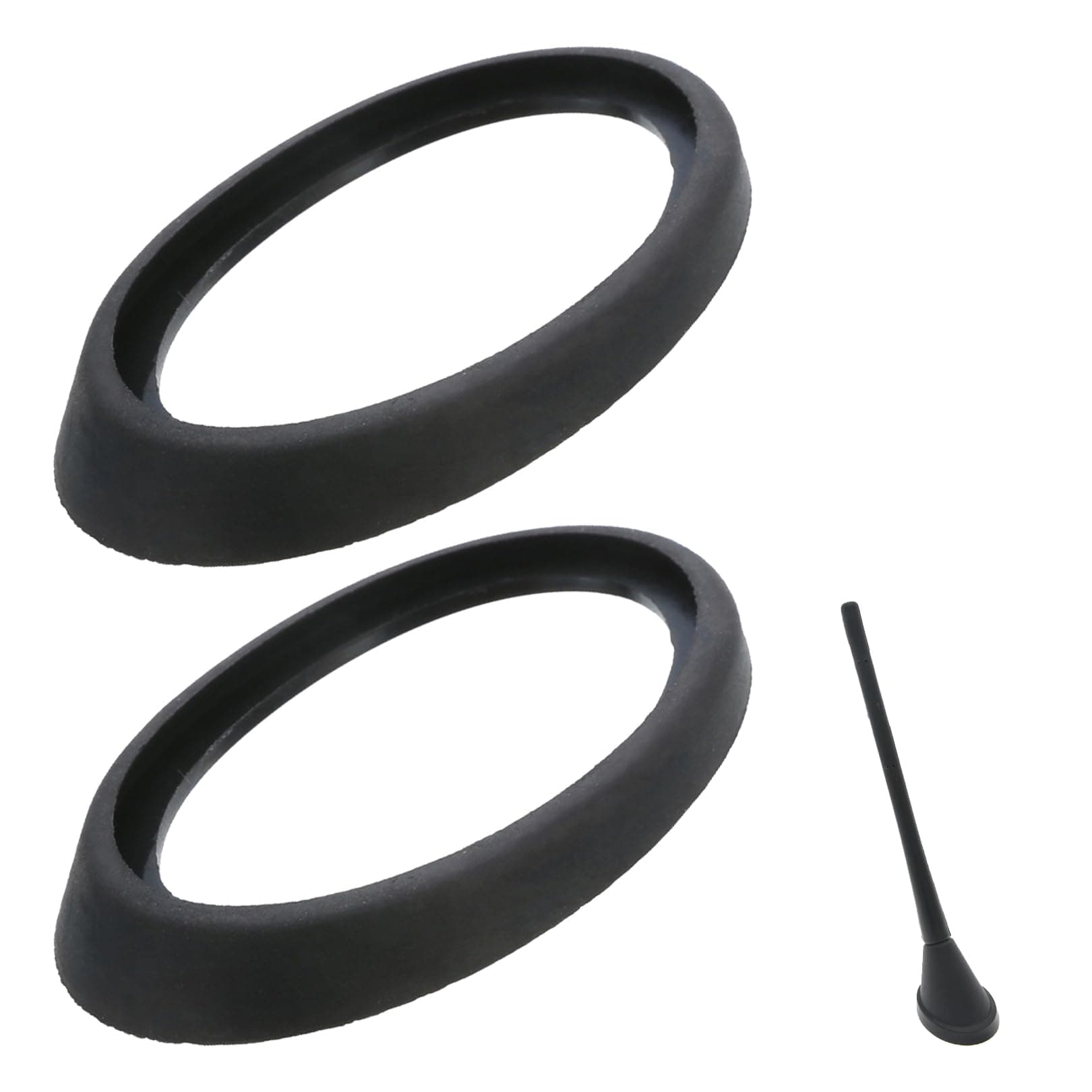 2 Stück Dach Antenne Gummidichtung Kompatibel,Auto-Dachantennen-Gummidichtungsstreifen,Antennenfuß Dichtung Ersatz für Dachantennen Basis,Antennensockel,Auto-Oberantennenabdeckung kompatibel mit Astra