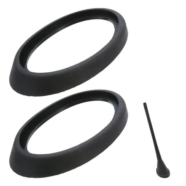 2 Stück Dach Antenne Gummidichtung Kompatibel,Auto-Dachantennen-Gummidichtungsstreifen,Antennenfuß Dichtung Ersatz für Dachantennen Basis,Antennensockel,Auto-Oberantennenabdeckung kompatibel mit Astra